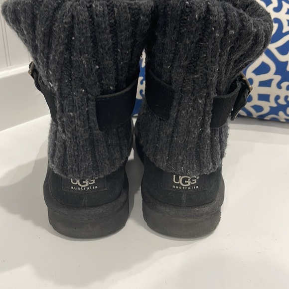 Ugg Australia Cambridge Suede Knit Shaft Boots - Picture 4 of 7